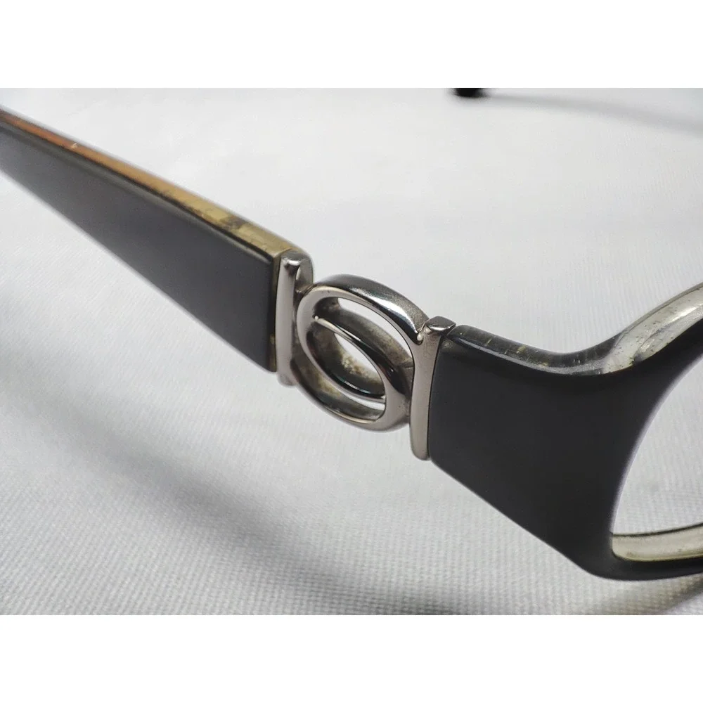 Bebe Academic BB5601 Jet Black Gold Glitter Women Eyeglass Frames 135